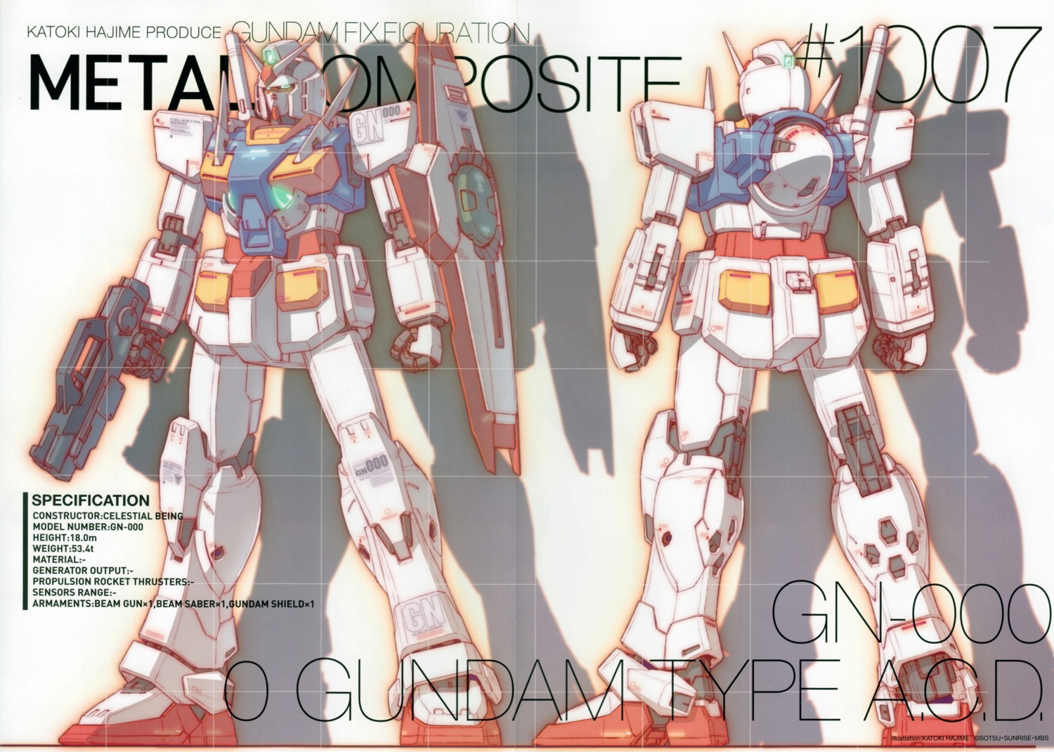 Katoki Hajime Gundam Gundam 00 0 Gundam Gun Mecha Crease 172672 Yandere 1994